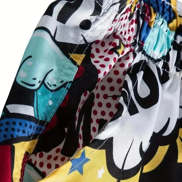 Men Graphic Pattern Shorts - Picture 4 of 5